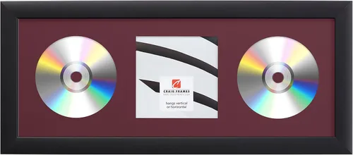 Miniatura 17 de Craig Frames paspartú para mostrar CD con marco negro de 1 pulgada