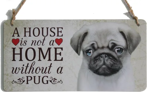 Miniatura 12 de zhongfei Letrero de raza de perro "A House is Not A Home Without A Pitbull", adecuado para decoración de casa de perro (5 x 10 pulgadas)