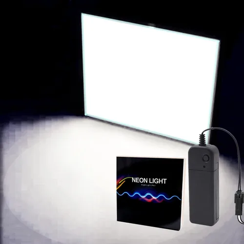 Miniatura 7 de Panel LED flexible, panel electroluminiscente en lámina de cinta EL, cortable, suave para máscara de ojos, cosplay, fiesta, decoración DIY