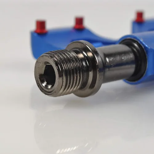 Miniatura 4 de ThinkTop Pedales de bicicleta 3 rodamientos Road Mountain Bike Plataforma Pedales Flat Sealed Lubricar Bearing Axle 9/16 pulgadas para BMX MTB