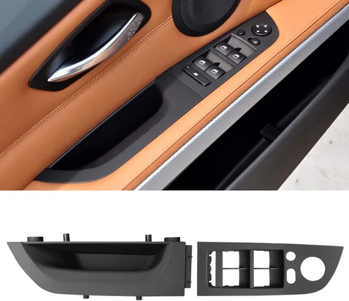 Miniatura 12 de Jaronx Compatible con BMW Serie 3 Manija de puerta E90/E91/E92/E93 2004-2011, juego de 6 piezas de repuesto de manija de puerta interior izquierda