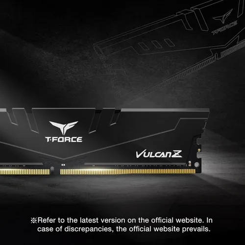 Miniatura 5 de TEAMGROUP T-Force Vulcan Z DDR4 16GB Kit (2x8GB) 3200MHz (PC4-25600) CL16 Módulo de memoria de escritorio Ram Negro TLZBD416G3200HC16FDC01