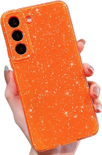 Miniatura 41 de MINSCOSE Compatible con Samsung Galaxy S22 Plus Case, Bonito Color Neón Brillante, con Purpurina Brillante Delgada Resistente a Golpes de Silicona