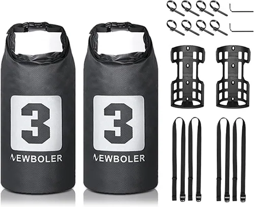 Miniatura 9 de LIXADA Bolsa de horquilla de bicicleta de 3L/7L - Bolsa seca impermeable, diseño superior enrollable, bolsa ligera para horquilla de bicicleta