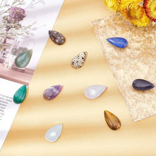 Miniatura 4 de PH PandaHall Cabujones de piedras preciosas naturales en forma de lágrima
