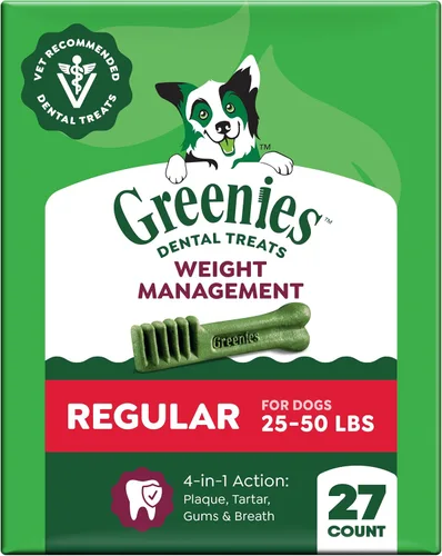 Miniatura 14 de Greenies Golosinas naturales recomendadas por veterinarios para el control de peso de perros adultos de tamaño pequeño, 27 onzas. Paquete de 45