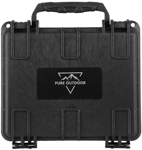 Monoprice Funda Rígida Resistente a la Intemperie - Con Espuma Personalizable, 7 x 6 x 2 Pulgadas, Negra - Colección Pure Outdoor