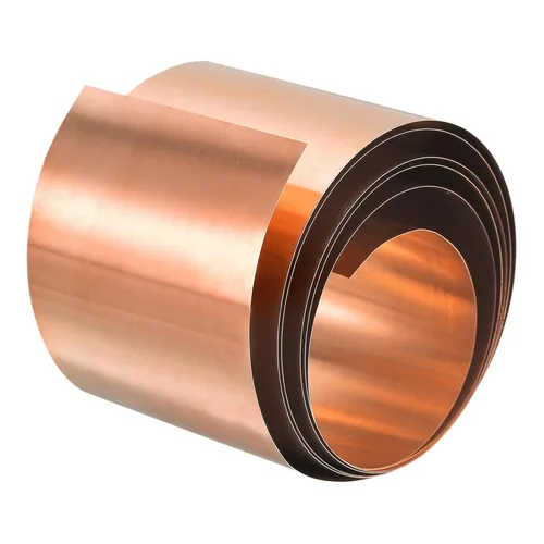 Miniatura 6 de uxcell Rollo de hoja de cobre, placa 3,280.8 ft m x 131.2 ft m x 0.2 ft m de la hoja del metal