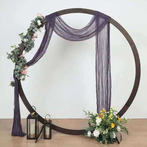 Miniatura 44 de Efavormart - Camino de mesa de gasa verde salvia de 10 pies, tela de gasa de 120 pulgadas para bodas de jardín botánico, eventos de primavera