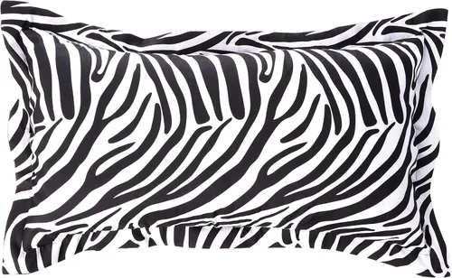 Miniatura 2 de Zebra - Juego de funda de edredón reversible de 3 piezas con fundas de almohada de cebra de microfibra cepillada, suave al tacto, fácil cuidado