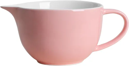 Miniatura 13 de Gaolinci Tazón de cerámica simple de color sólido para cocina, cuenco grande de 1 cuarto de galón, con boquilla de vertido y mango
