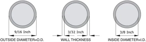 Miniatura 3 de OCS Parts Tubo de silicona de 3/8 pulgadas de diámetro interior x 9/16 pulgadas de diámetro exterior 10 pies Tubo de silicona de grado