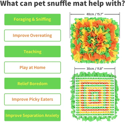 Miniatura 2 de LIVEKEY Alfombrilla de Olfato para Perros, Alfombrilla de Alimentación para Perros, Alfombrillas de Entrenamiento de Nariz para Instinto de Forrajeo