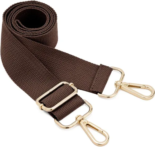 Miniatura 45 de Correa de Bolso de Hombro Ancha de Repuesto Ajustable Cinturón de Lona Bolso Cruzado Bolso de Mano