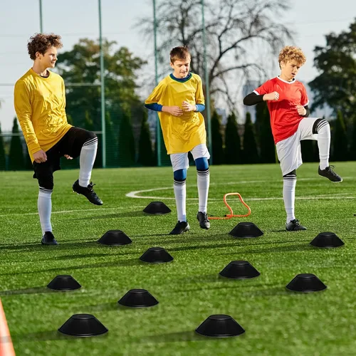 Miniatura 5 de 12 piezas mini conos de fútbol para deporte agilidad disco conos de fútbol entrenamiento para ejercicios de agilidad deportes fútbol fútbol