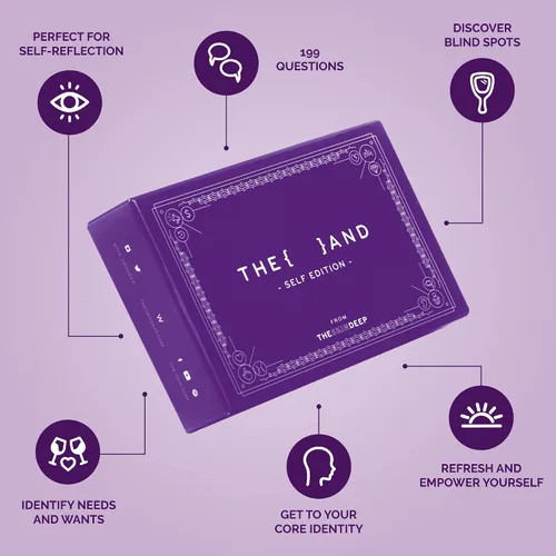 Miniatura 2 de {THE AND} Edición Self Love – 199 tarjetas de autorreflexión para mejorar la conciencia de uno mismo – Tarjeta de preguntas de cuidado personal