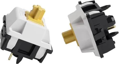 Miniatura 4 de Akko V3 Penguin - Interruptor de teclado táctil silencioso para teclado mecánico de juegos, interruptores prelubricados silenciosos de 5 pines de 50
