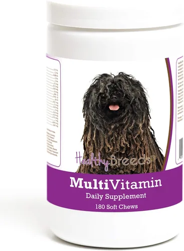Miniatura 88 de Healthy Breeds Bulldog francés multivitamínico suave masticable para perros 180