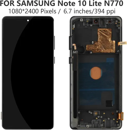 Miniatura 2 de OLED - Pantalla de repuesto para Samsung Galaxy Note 10 Lite con marco para Samsung Note 10 Lite N770F N770F/DS, pantalla LCD, pantalla táctil