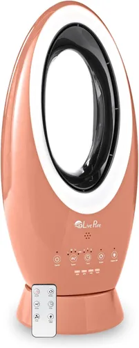 Miniatura 10 de LivePure Ventilador recargable para interiores y exteriores, verde azulado