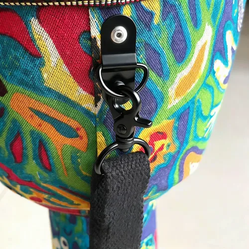 Miniatura 7 de BIKICOCO Gancho giratorio de 1 pulgada, cierre de pinza de langosta, clip de resorte, extremo de anillo en D, negro, paquete de 20 negro x 20 piezas