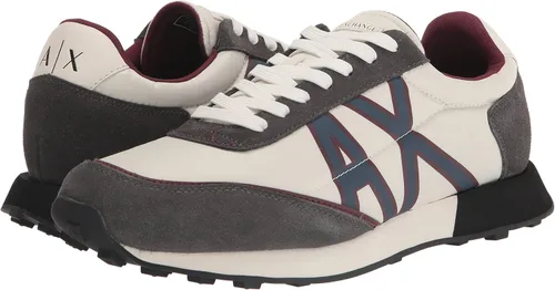 Miniatura 7 de AX ARMANI EXCHANGE Men's Waffle Tread Leather Logo Sneaker