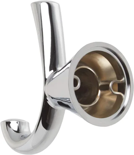 Miniatura 5 de Moen YB2303CH Glyde - Gancho para bata, 1 unidad (paquete de 2), cromado