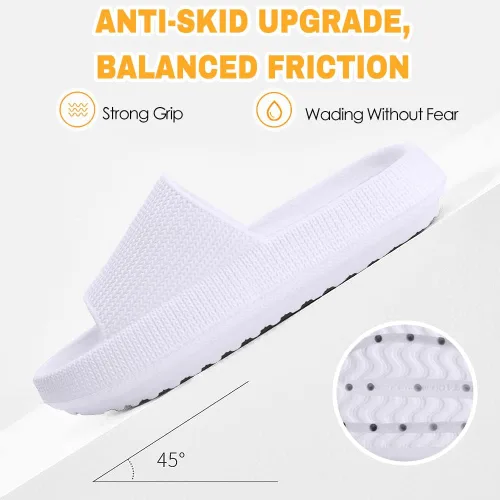 Miniatura 3 de Sandalias de nube para niños, niñas, niños, pantuflas de ducha y baño, cómodas pantuflas antideslizantes de suela gruesa para verano, zapatos