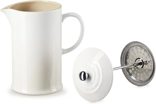 Le Creuset Gres Prensa Francesa, 34 onzas., Merengue