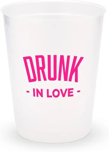 Miniatura 14 de WEDDINGSTAR Vasos personalizados de plástico esmerilado para fiestas, Aloha Beaches - Juego de 8