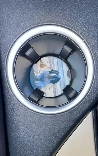 Miniatura 5 de Posavasos personalizados para automóvil, para portavasos de automóvil, añade tu imagen, texto, logotipo, absorbente con agarre en la punta
