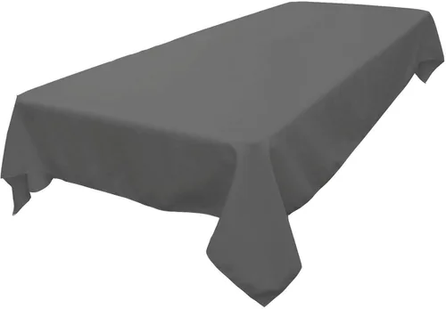 Miniatura 253 de LA Linen Mantel rectangular lavable de popelín de poliéster, resistente a las manchas y a las arrugas, cubierta de mesa 60x84, mantel de tela