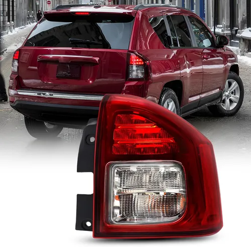 Miniatura 8 de AUTOONE - Para 2014 2015 2016 2017 Jeep Compass luces traseras de fábrica con bombillas, lado del conductor (LH)