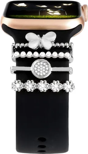 Miniatura 10 de Correas decorativas para reloj compatibles con Apple Watch de 1.496 pulgadas, 1.575 pulgadas, 1.614 pulgadas, 1.654 pulgadas, 1.732 pulgadas, 1.772