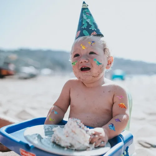 Miniatura 8 de Apeso Kit de 30 hojas de tatuajes temporales para niños, 300 calcomanías de tatuaje lindas y falsas, impermeables, recuerdos de fiesta de cumpleaños