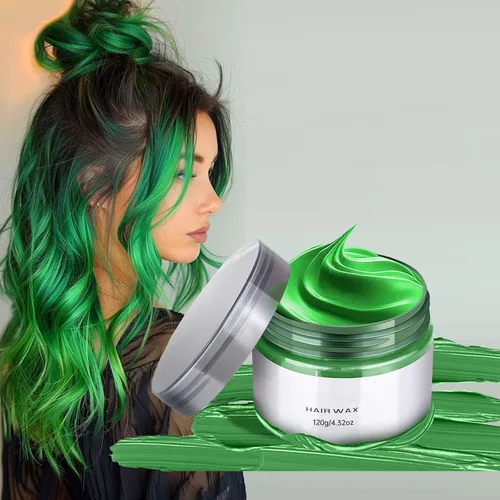 Miniatura 18 de Cera temporal de color dorado para el cabello, color rubio para hombres y mujeres, cera de tinte para el cabello, arcilla lavable para niñas de 4