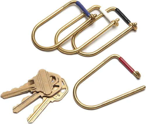 Miniatura 2 de Craighill Wilson Keyring - 2" Carabiner Keychain Clip, Key Ring for Car Keys, Lightweight, D Ring Key Organizer