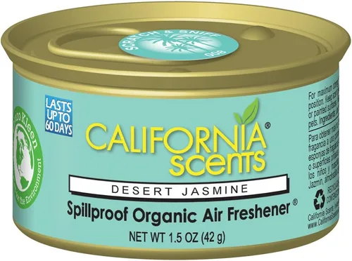 Miniatura 6 de California Scents Ambientador de lata a prueba de derrames, neutralizador de olores ecológico para el hogar, automóvil y mucho más, Newport New Car