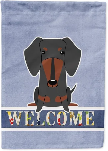 Miniatura 247 de Caroline's Treasures BB5622GF Airedale - Bandera de bienvenida para jardín, bandera decorativa para patio, exteriores, patio, parterres