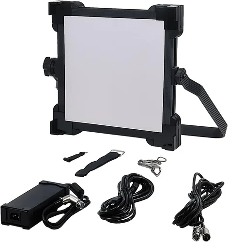 Miniatura 2 de Fotodiox Pro Factor 1x1 V-2000ASVL - Luz de estudio bicolor regulable – Ultra-brillante, profesional, de doble color, luz LED regulable