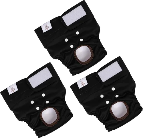 Miniatura 13 de CuteBone D36L - Pañales para perras, paquete de 3 unidades, tamaño L, D36L
