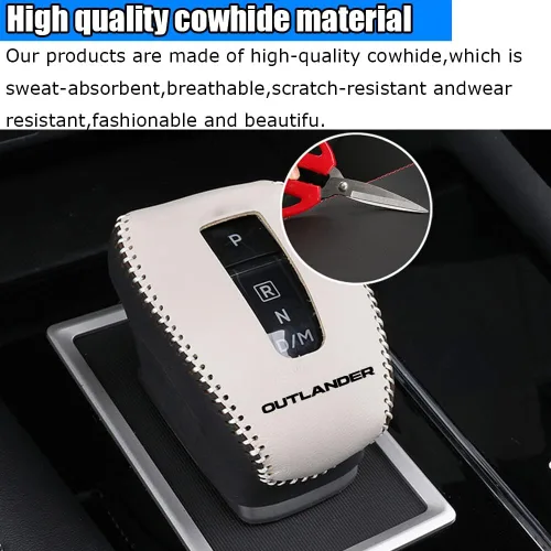 Miniatura 6 de Accesorios de interior personalizados para Mitsubishi Outlander 2022 2023 2024 Outlander PHEV 2023 2024 Cubierta de pomo de cambio de marcha