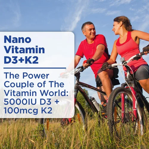 Miniatura 4 de Nanoceutical Solutions Nano Vitamina D3+K2 Partículas líquidas nanosizadas Absorción rápida Formulación potente de 5000 UI – 1 onza Sin OMG