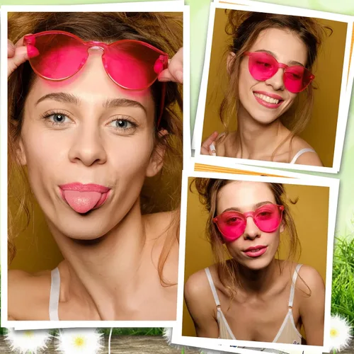 Miniatura 6 de MIUSKATL Paquete de 12 lentes de sol para niños, sin marco, regalos de fiesta, gafas de sol coloridas para mujeres, niñas, niños, gafas de fiesta