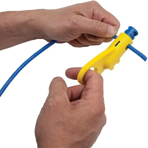 Miniatura 7 de Klein Tools Kit de probador de cables con pelacables, engarzador, herramientas de corte y enchufes de datos RJ45