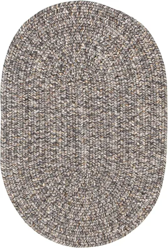 Miniatura 13 de Super Area Rugs Rustic Farmhouse Living - Alfombra trenzada reversible para interiores y exteriores, fabricada en Estados Unidos, color marrón