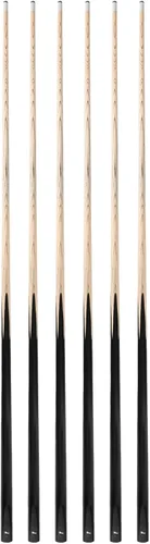 Miniatura 8 de HMQQ Taco de billar de una pieza de 58" con punta de cuero de 13MM, peso 20OZ, taco de billar, juego de palos de billar de 4/juego de 6/juego de 8
