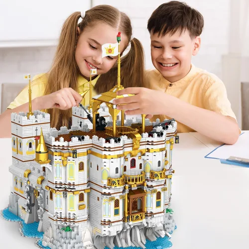 Miniatura 5 de JMBricklayer Conjuntos de Construcción de Castillo de Royal Bay, Kit de Construcción de Castillo Medieval Ideas 41109, Conjunto de Construcción MOC