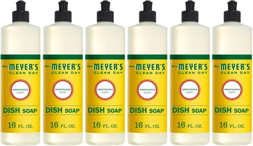 Miniatura 22 de Mrs. Meyer's - Detergente líquido para platos, aroma a pinos de Iowa, fórmula biodegradable, edición limitada, paquete de 3 unidades, 16 fl oz