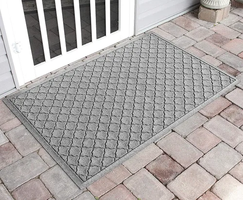 Miniatura 2 de Bungalow Flooring Waterhog - Tapete para puerta, de 3 x 5 pies, fabricado en Estados Unidos, duradero y decorativo, antideslizante